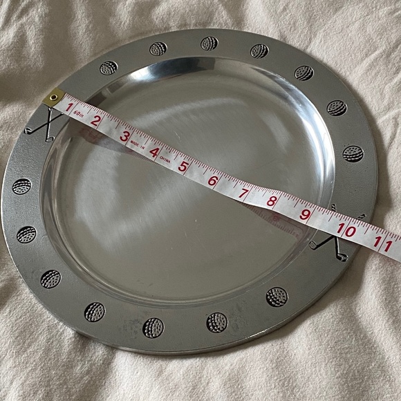 Pewtarex Trophy Plate Dish I Golf Rim - Picture 4 of 15